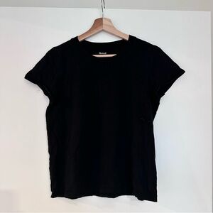 Black Madewell Doleman Sleeve Crewneck Tee